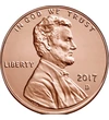 Lincoln, a rabszolgaság eltörlője, 1 cent, USA, 2017