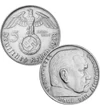 GYŰJTEMÉNY - A Harmadik Birodalom hagyatéka, 2x1, 2, 2x5, 2x10, 2x50 pfennig, 1, 2, 5 márka, Harmadik Birodalom, 1933-1945