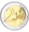 2 euro Europa terkep  CuNi 852 g Europai Unio 2002-2021