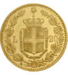  20 líra "I. Umbertó" 1879-97 Olaszország
