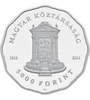 5000 forint,Deák téri temp.ez,vf,2011, Magyar Köztársaság