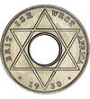 1/10 penny Korona  arab felirat CuNi 19 g Brit Nyugat-Afrika 1938-1947
