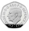 50 penny III. Károly   CuNi 8 g Nagy-Britannia 2023