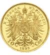  10 korona Ferenc J.babérk.1892-1906 Osztrák-Magyar Monarchia