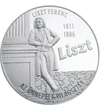 Liszt Ferenc - Az ünnepelt világsztár, ezüstözött érem