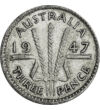 3 penny Kalász   Ag 500 141 g Ausztrália 1947-1948
