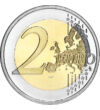  2 euró Leonardo Hölgy hermelinnel Olaszország