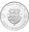  5 Ft Kossuth. 1947 ezüst Magyar Köztársaság