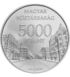  5000 Ft Budapest ezüst tv 2009 Magyar Köztársaság