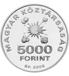  5000 Ft Teller Ede ezüst vf. 2008 Magyar Köztársaság