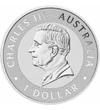 1 dollár III. Károly  Ag 9999 311 g Ausztrália 2024