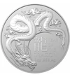 1 dollár, Sárkány ábrázolás, színsúly, Ag 999, 31,1 g, Ausztrália, 2024
