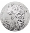 50 frank, Afrika, leopárdok, , Ag 999, 31,1 g, Ruanda, 2024