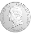 1 dollár III. Károly   Ag 999 311 g Ausztrália 2024