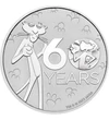 1 dollár, Rózsaszín Párduc, Ag 9999, 31,1 g, Tuvalu, 2024