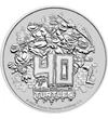 1 dollár, Tini nindzsa teknőcök, Ag 9999, 31,1 g, Tuvalu, 2024