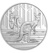 1 dollár, Kenguruk, színsúly, Ag 999, 31,1 g, Ausztrália, 2024