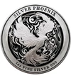 2 dollár, Főnix, színsúly, Ag 999, 31,1 g, Niue, 2024