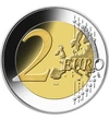 2 euró Európa térkép  CuNi 85 g Németország 2025