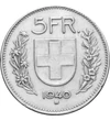  5 frank "Wilhelm Tell" Svájc ez. Svájc