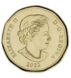 1 dollár II. Erzsébet  Steel 627 g Kanada 2022