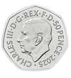 50 penny III. Károly   CuNi 8 g Nagy-Britannia 2025