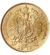 GER/ 10márkaI.VilmosAu1872-1873 Német Birodalom
