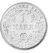  1 márka, ,II. Vilmos, Ag, 1901-1916, Német Birodalom