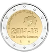  2 euró, I. világháború, 2014, Belgium