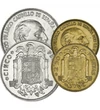 10 50 centimo 1 25 5 peseta  0 0 Spanyolország 1949-1963