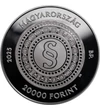20000 forint, Szárazbélyegző, évforduló, Ag 925, 31,46 g, Magyarország, 2025