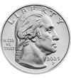 25 cent Washington portré  CuNi 567 g USA 2025