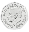 50 penny III. Károly   CuNi 8 g Nagy-Britannia 2025