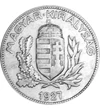  1 pengő 1927 ezüst Magyar Királyság