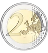 2 euró Európa térképe  CuNi 852 g Olaszország 2025