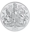 5 font, Brit királyi címer, , tisztaság, CuNi, 28,28 g, Nagy-Britannia, 2025