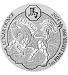 50 frank, Mozaikos lóábrázolás, , tisztaság, Ag 999, 31,1 g, Ruanda, 2026
