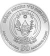 50 frank Címer  Ag 999 311 g Ruanda 2026