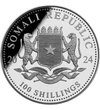 SOM/ 100 shilling Leopárd Ag2024 Szomália