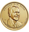  1 dollár, George H. W. Bush,2020, USA