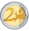 2 euró EU térkép  CuNi 85 g Belgium 2025