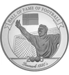 2000 shilling, Peter Schmeichel véd a kapuban, Ag 350, 27 g, Uganda, 2006