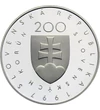 200 korona Címer   Ag 750 20 g Szlovákia 1997