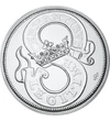 koronázási érem utánveret korona koronázási szöveg  CuNi+Ag 38 g Magyar Királyság eredeti érme: 1618