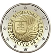 2 euró, Címer, körülötte az EU 12 csillaga, CuNi, 8,52 g, Szlovákia, 2016
