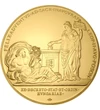 koronázási érem utánveret IV. Ferdinánd és Mária Karolina Lujza CuNi+Au 35 g Magyar Királyság eredeti érme: 1790