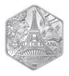 10 euró, Eiffel torony, Napkirály, szarvas, , Ag 500, 17 g, Franciaország, 2026