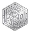 10 euró Babér és tölgykoszorú névérék Ag 500 17 g Franciaország 2026
