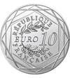 10 euró Babér és tölgykoszorú névérék Ag 333 13 g Franciaország 2026