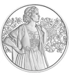 10 euró, Osztrák nő népviseletben, lódenben, Ag 925, 15,56 g, Ausztria, 2026